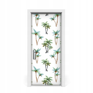 Nálepka na tropickú nálepku Palm Palm Mural 85x205