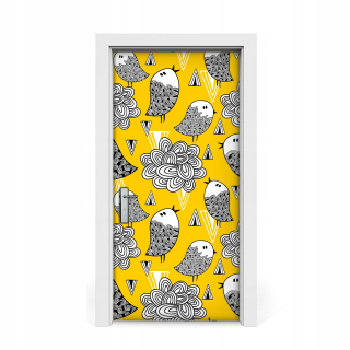 Dvere Sticker Doodle Birds 95x205