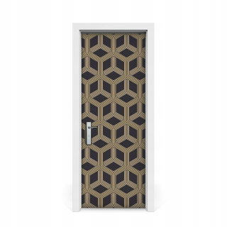 Geometrický vzor nálepky na dvere 75x205