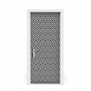 Geometrický vzor nálepky dverí 85x205