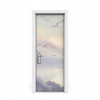 Nálepka na dýhové dvere Swan Key 75x205