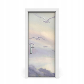 Nálepka na dýhové dvere Swan Key 85x205