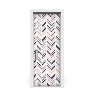 Linky dýhy s dverovými nálepkami s rybou kosťou 75x205