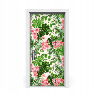 Dlhé kvety na slepka na dvere Hawaii 95x205