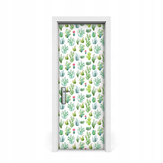 Dýha slepka na dvere Small Cacti 75x205