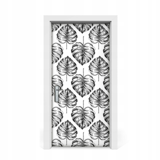 Monstera B&W 95x205 STRACKER