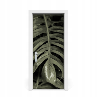 Nálepka na dvere Monstera Listy 85x205