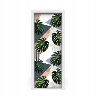 Vzor nálepky na droby monstera 75x205