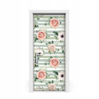 Nálepka na dvere dverí Pink 85x205