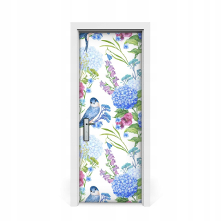 Dlhé dliežky Dyhy Birds Flowers 75x205