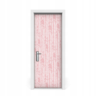 Nálepka na dvere Pink kosť 75x205