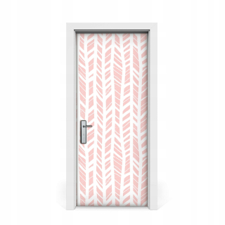 Nálepka na dvere Pink kosť 85x205