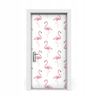 Nálepka na dvere plávajúce sa kĺzanie Flocking 95x205