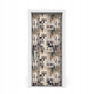 Štýl štýlu dverí v štýle štýlu boho dlaždice 85x205
