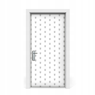 Šedé trojuholníky pre nálepku na dvere 95x205
