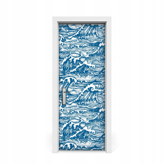 Nálepka na dvere dverí Storm 75x205