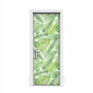 Tropické listy slepky na dvere 75x205
