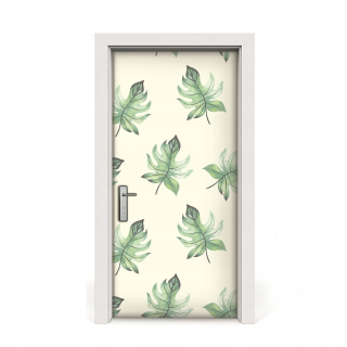 Tropické listy slepky na dvere 95x205