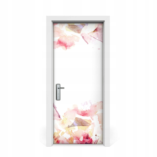 Slepa na dvery jarné kvety 85x205