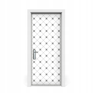 Samolepka na dvere Dyha Geometrický vzor 85x205