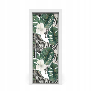 Dýha Zebra Sticker Zebra v listoch 75x205
