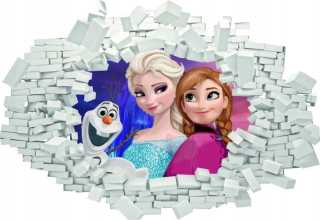 Nástenná nálepka zamrznutá krajina ľadu 130x90 ELSA