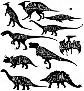 Nálepka na stenu pre deti Dinosaury zasiahnuté !!!!