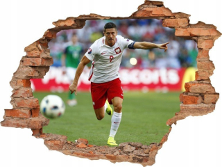 Futbalista Robert Lewandowski Wall Sticker
