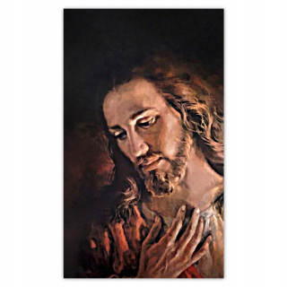 Nálepky 125x210 tvár Ježiša Krista