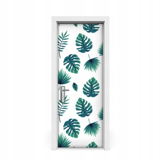 Nálepky na dvere Palma Monstera 75x205