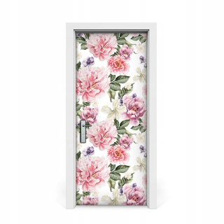 Slepky na dvere Art Flowers 85x205