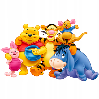 Nálepky na stenu Winnie the Pú detskú izbu