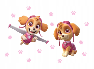 Nálepky PSI PATROL Paw Patrol SKYE