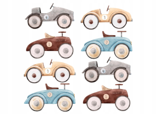 Nástenné nálepky Cars Cars 100x100 cm
