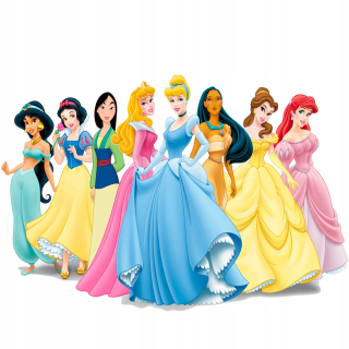Nálepky na stenu pre dieťa princeznej Disney