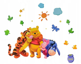 Nálepky na stenu Winnie the Pooh WS-0033
