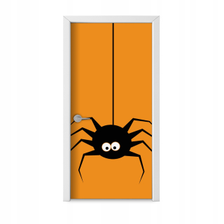 Samostatne prilepené nálepky dekorácie pavúk Halloween
