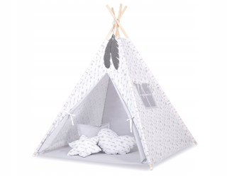 Tipi stan + prívesky zadarmo!- Gray Shot