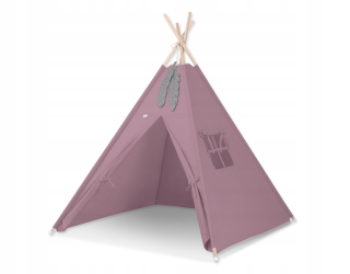 Tipi stanu + perá perá zadarmo!- retro ružová