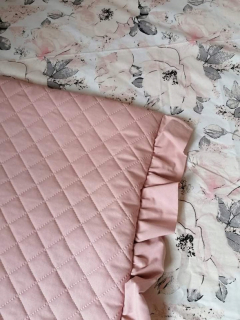 Bedspread prešívané bubnové ozdravy Hemnes Roses 80x160