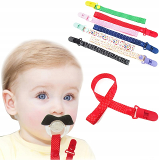 New Adjust Baby Cumlík Clip Chain Ribbon Dummy