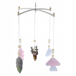 Dieťa ťahá detskú postieľku Mobile Wind Chime