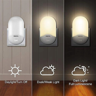 Nočná nočná lampa [balenie 2] plug-and-play