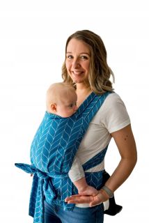 Kavka Handy Baby Carrier: Santorini Braid Bamboo