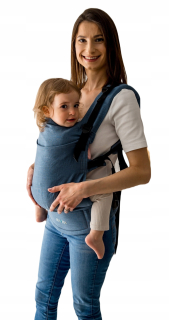 Kavka Multage - Casual Blue Linen Carrier