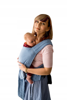 Kavka Handy Hybrid Carrier: Blue Sky Linen