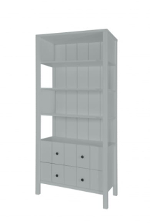 Romány Allpin Grey Bookcase