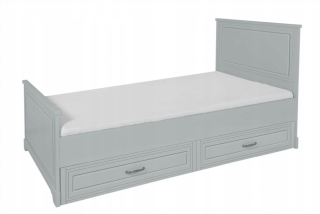 Romány Melody Bed 200x90 so šedou zásuvkou