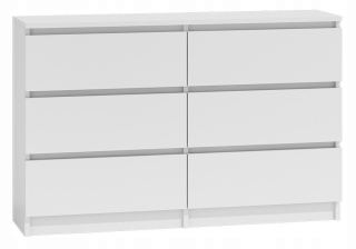 Moderná zásuvka 120/77/30 cm veľká biela skrinka *