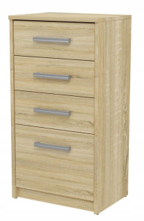 Moderná komoda na spálne s 45 cm zásuvkami
